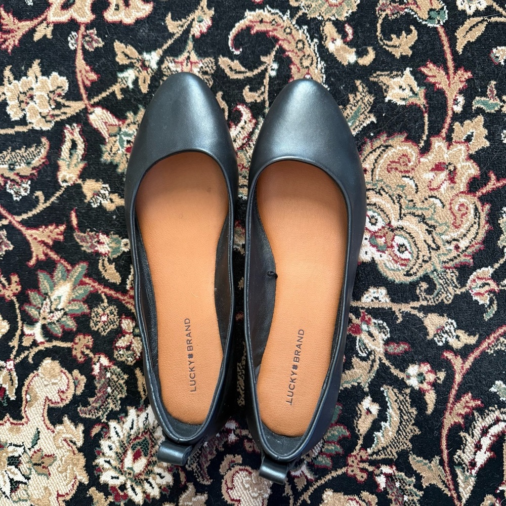 Lucky Brand Leather Ballet Flats